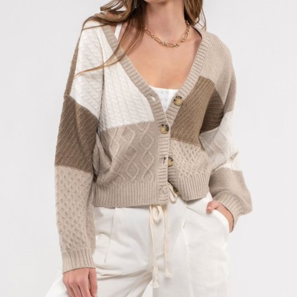 Amber ColorBlock Sweatshirt - Picture 1 of 5